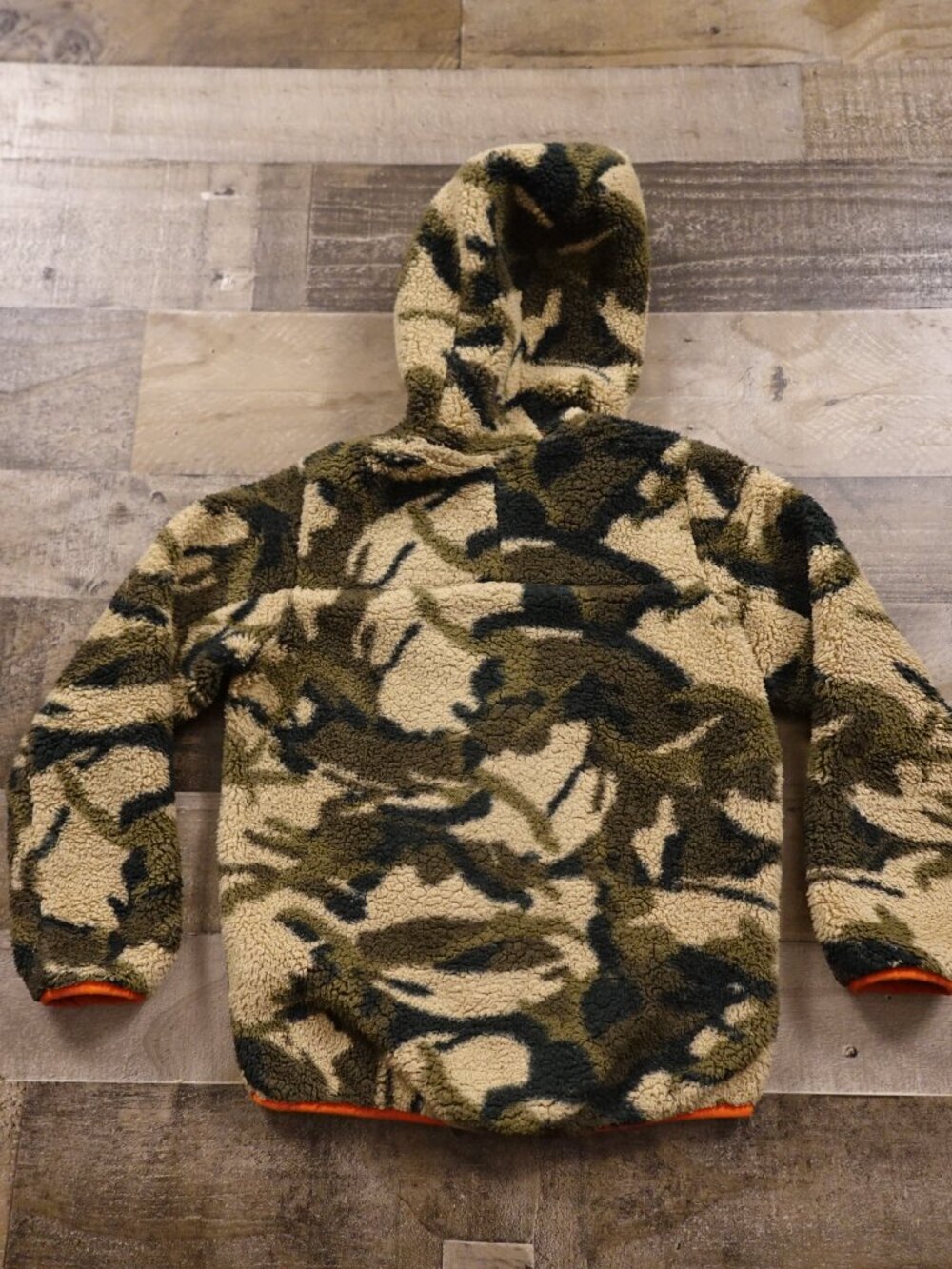 The North Face Campshire Fleece Hoodie Toddler 6T Camo Sherpa Full Zip - Picture 9 of 13